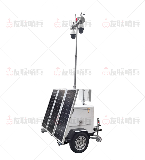 工地揚塵氣象監測太陽能移動監控車