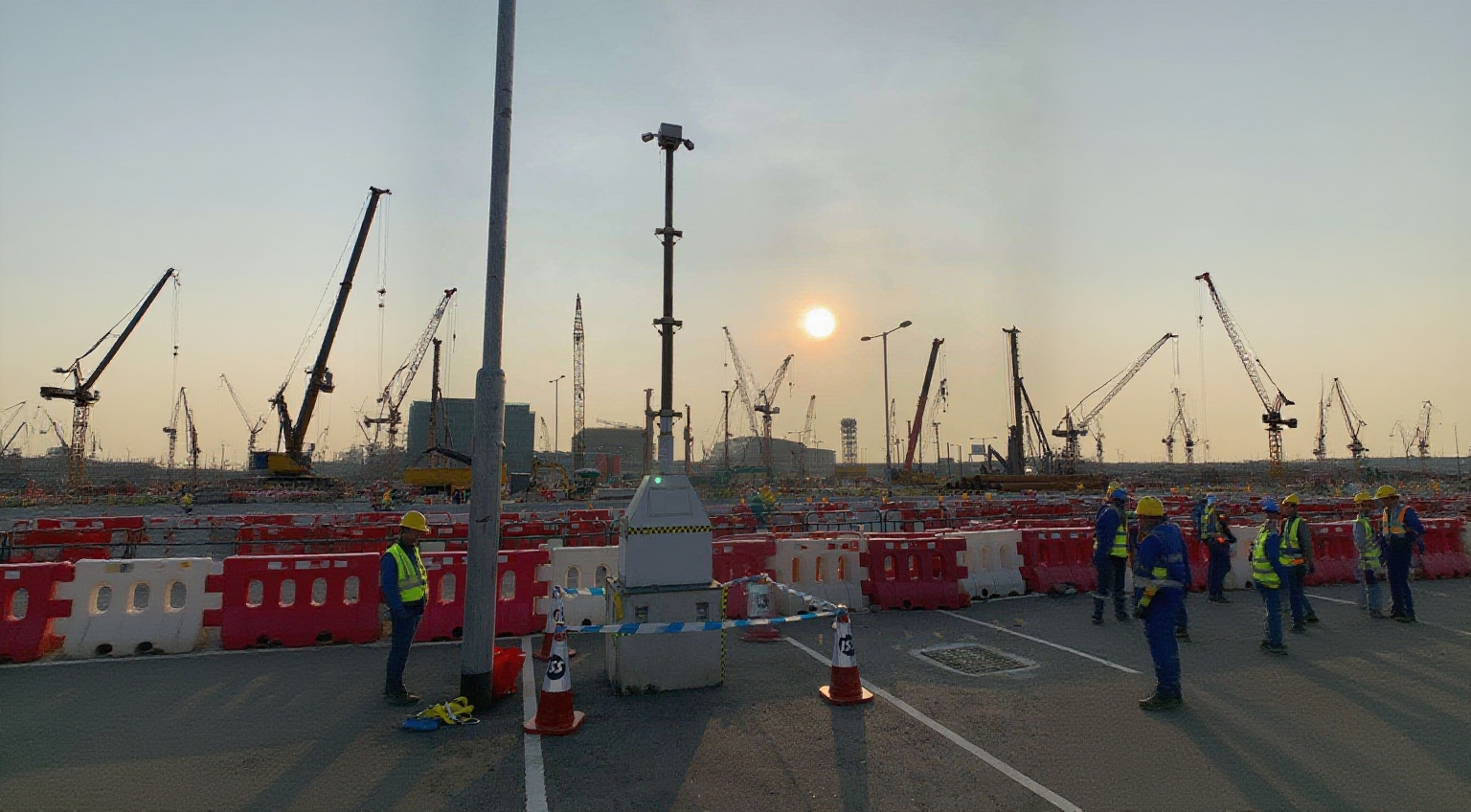 友聯哨兵機場工地施工現場